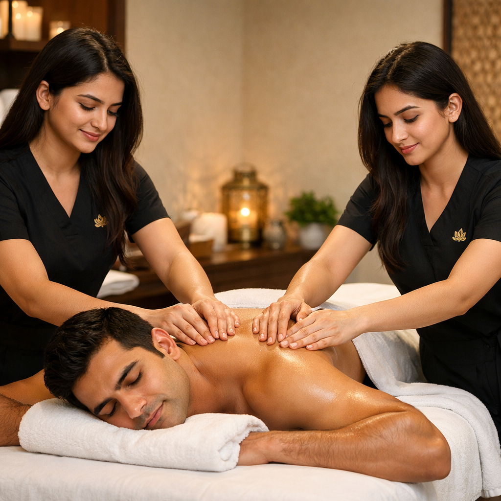 4 Hands Synchronized Massage at Ava Luxe
